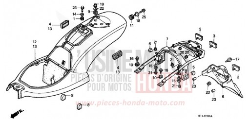 KOTFLUEGEL, HINTEN VT600CP de 1993